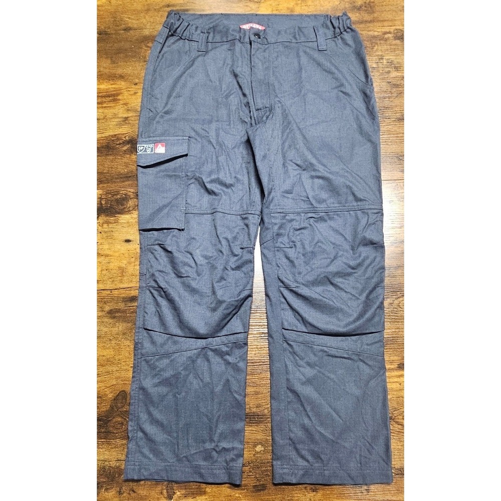 Strata SFX240 Mens Flame Resistant FR Cargo Work Pants Gray 36x32 Arc Flash